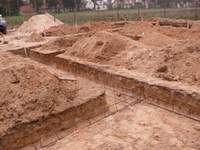 wykopy i zbrojenia pod ławy fundamentowe