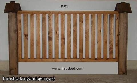 Przęsło płotu P01