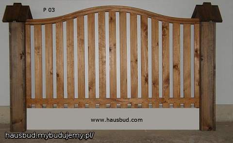 Przęsło płotu P03