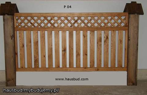 Przęsło płotu P 04