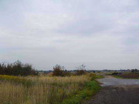 Przyszły wjazd na posesję