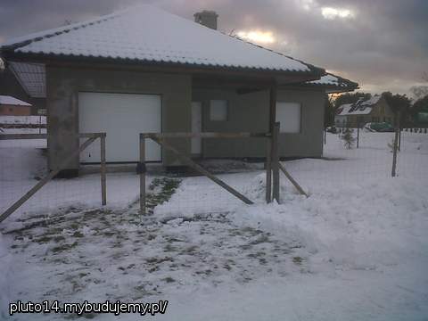 Pierwsze odgarnianie śniegu w tym roku