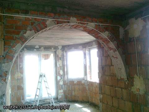 Kuchnia i jadalnia przed tynkami