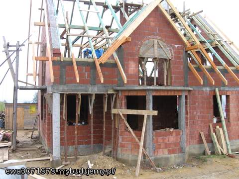 wrzesień 2010 więźba dachowa