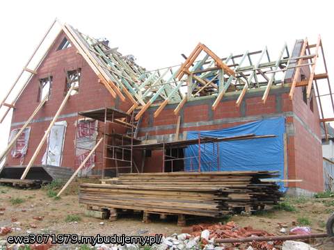 wrzesień 2010 więźba dachowa