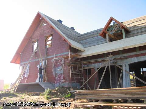 wrzesień 2010 deskowanie dachu