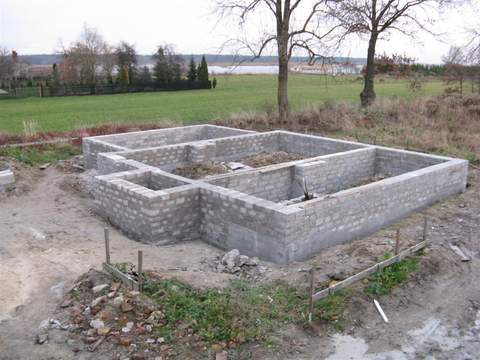 Prace murarskie  zakończone 27.11.2009