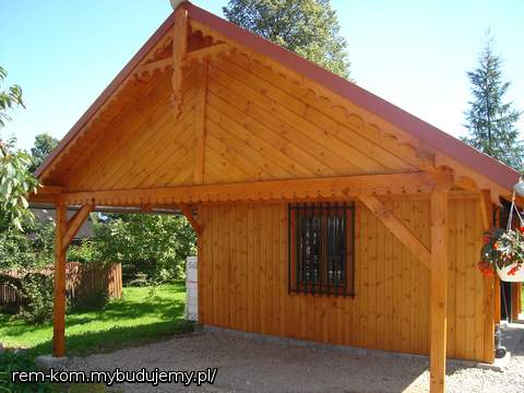 altany ogrodowe/garaże