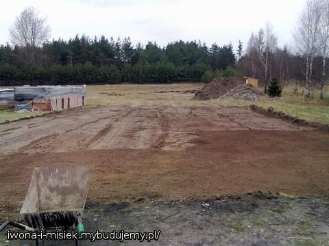 Efekt końcowy po usunięciu pierwszej warstwy ziemi.