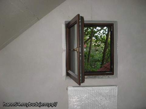 Garderoba czeka już na gipsowanie.