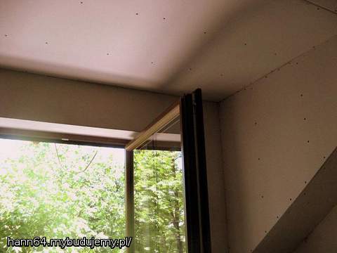 W następny weekend gipsowanie.