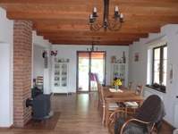 salon z widokiem na taras